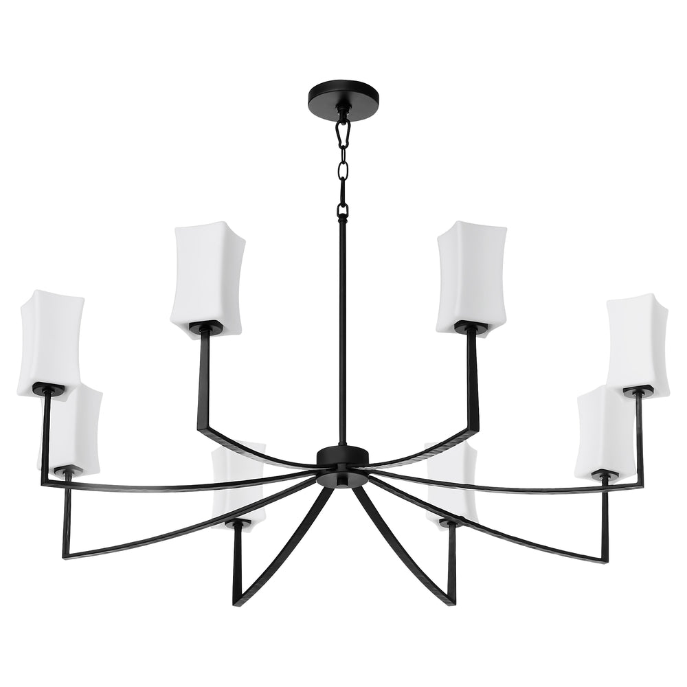 Ayala 8-light Chandelier Matte Black