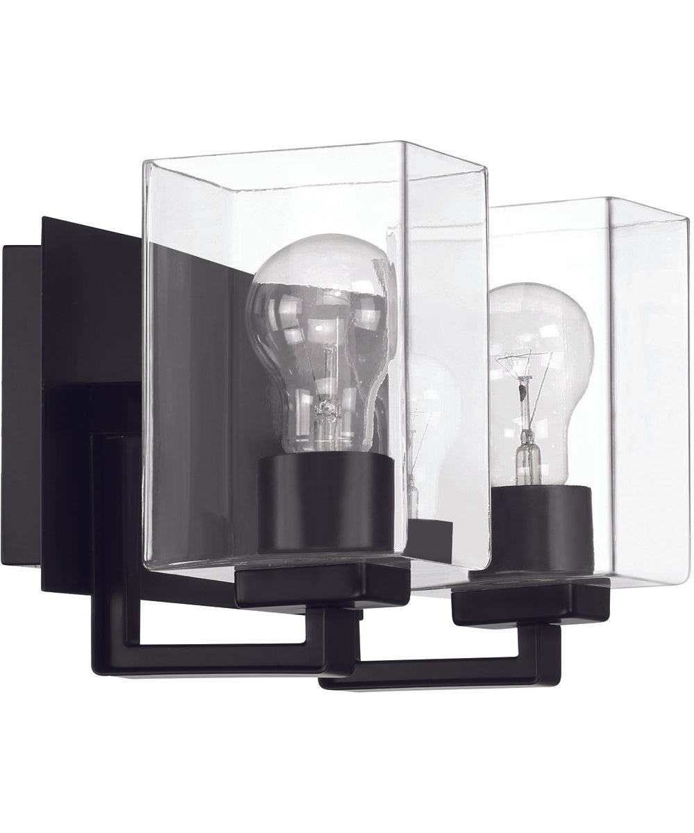 McClane 2-Light Lighting Flat Black