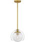 Quoizel Piccolo Pendant Small 1-light Mini Pendant Brushed Gold