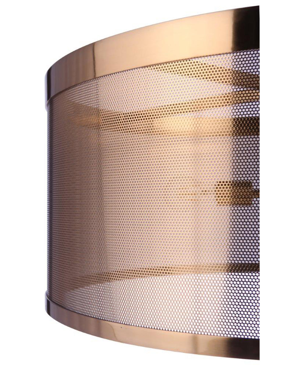 Mesh 4-Light Lighting Satin Brass