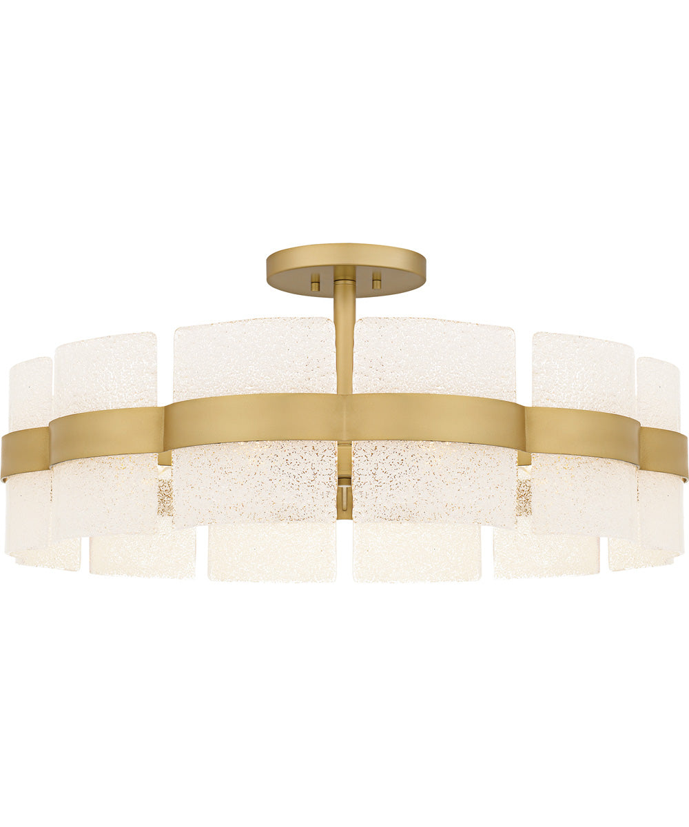 Sweeney Extra Large 6-light Semi Flush Mount Soft Gold