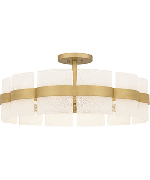 Sweeney Extra Large 6-light Semi Flush Mount Soft Gold