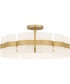 Sweeney Extra Large 6-light Semi Flush Mount Soft Gold