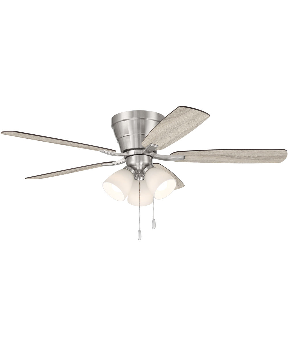 Wheeler 52 3-Light  3-Light Fan Brushed Polished Nickel