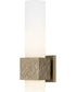 Quoizel Wood Small 2-light Wall Sconce Bronze Gold