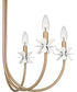 Remy 6-light Chandelier Bronze Gold