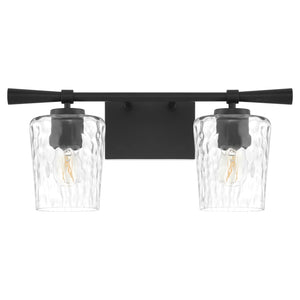 Goodwin 2-light Bath Vanity Light Matte Black