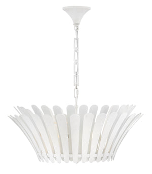 Reina 3-Light Medium Tapered Chandelier in Textured Plaster