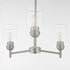 Wallinger 3-light Chandelier Satin Nickel