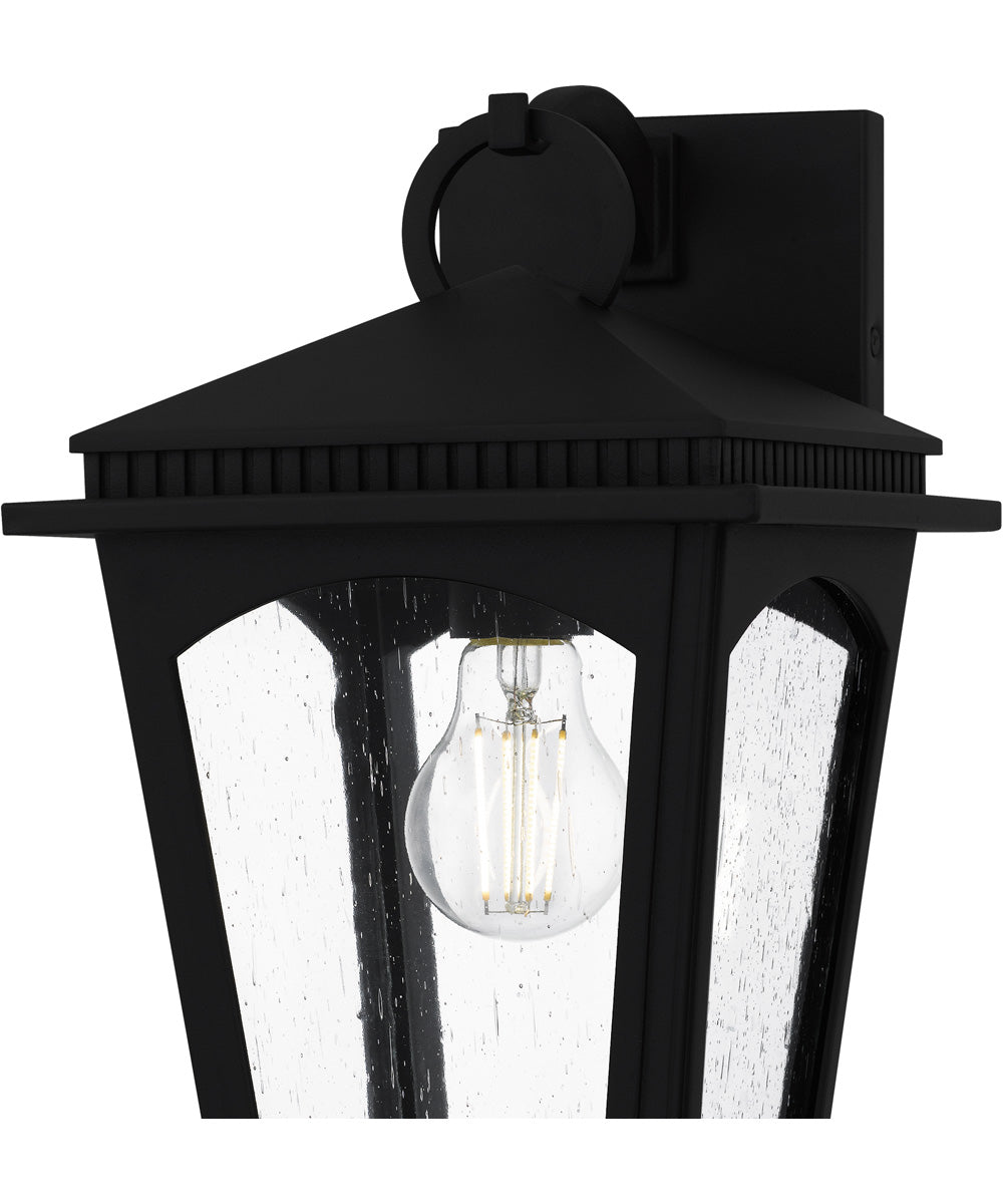 Huck Medium 1-light Outdoor Wall Light Earth Black