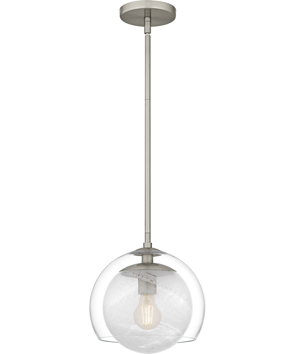 Quoizel Piccolo Pendant Small 1-light Mini Pendant Brushed Nickel