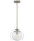 Quoizel Piccolo Pendant Small 1-light Mini Pendant Brushed Nickel