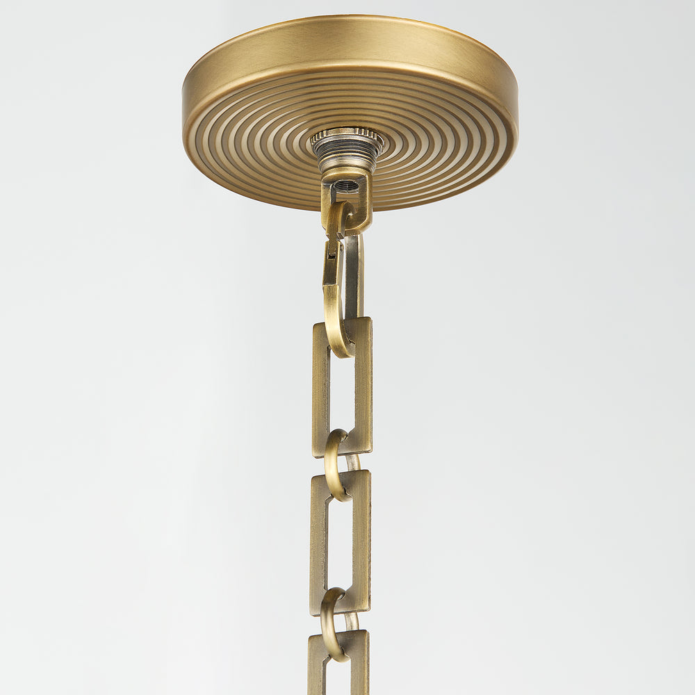 Belinder 4-light Pendant Non-Lacquered Brass