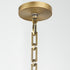 Belinder 4-light Pendant Non-Lacquered Brass