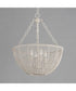 Cestino 4-Light Pendant Weathered White