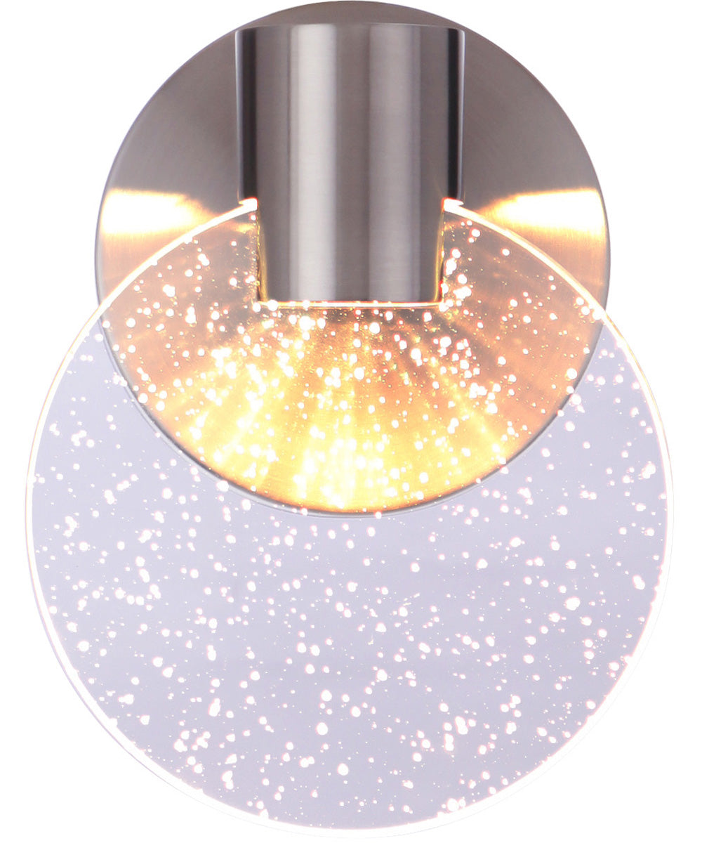 Glisten 1-Light Lighting Brushed Polished Nickel