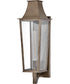 Georgetown 1-Light Large Wall Mount Lantern in Burnished Bronze