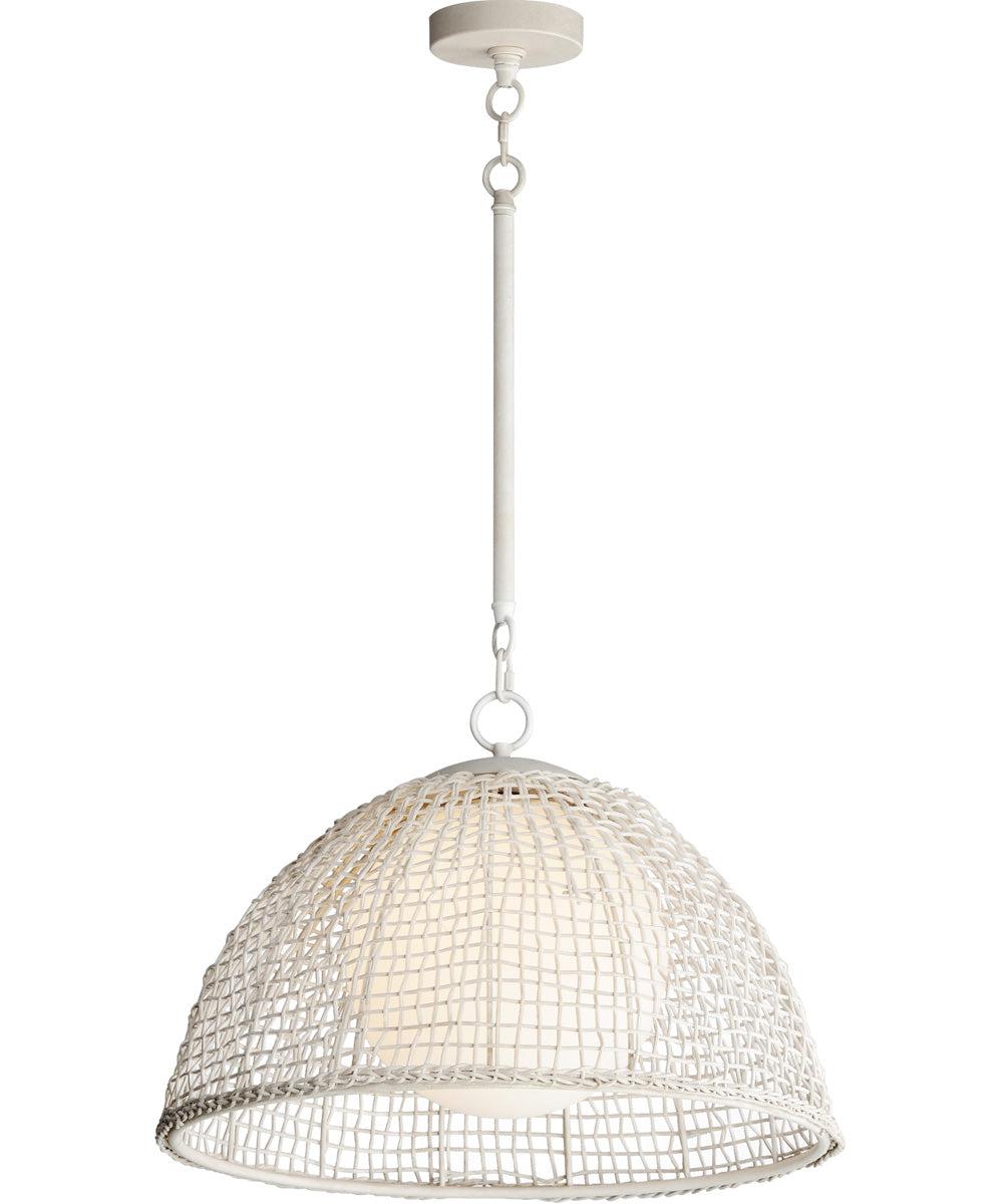 Cestino 1-Light Pendant Weathered White