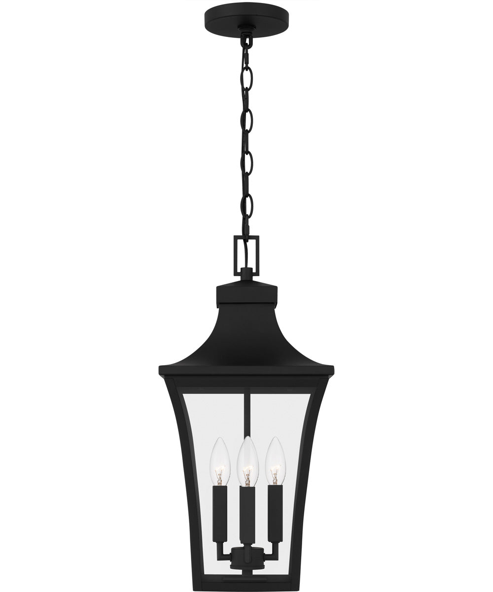 Quentin Large 4-light Outdoor Pendant Light Earth Black