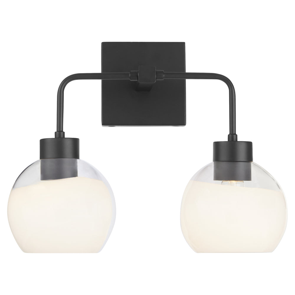 Lacy 2-light Bath Vanity Light Matte Black