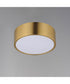 Tommy 12 inch  2-Light Surface Mount Satin Brass