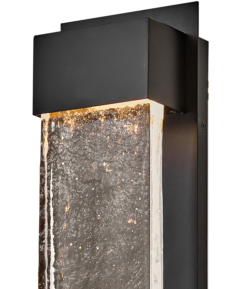 Rune LED-Light Large Wall Mount Lantern in Black