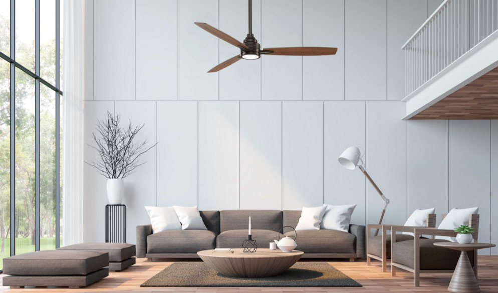 Gaze 60" LED 3-Blade Ceiling Fan Antique Bronze