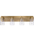 Hendrix 4-Light Lighting Satin Brass