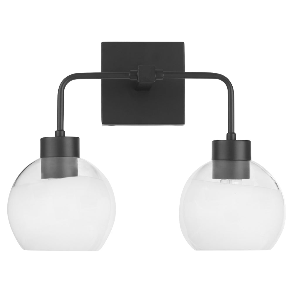 Lacy 2-light Bath Vanity Light Matte Black