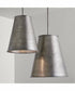 Ari 1-Light Pendant Etched Nickel