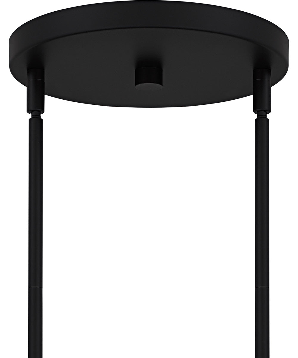 Viscount 6-light Chandelier Matte Black