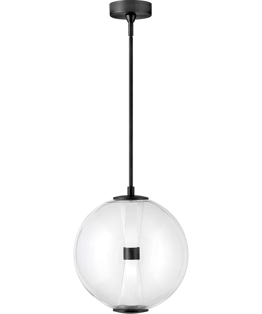 Elin LED-Light Medium Globe Pendant in Black