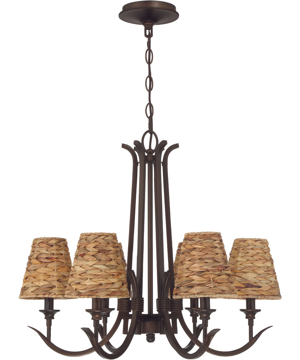 Kokomo 6-Light Lighting Aged Bronze Brushed