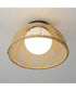 Cestino 1-Light Flush Mount Antique Bronze