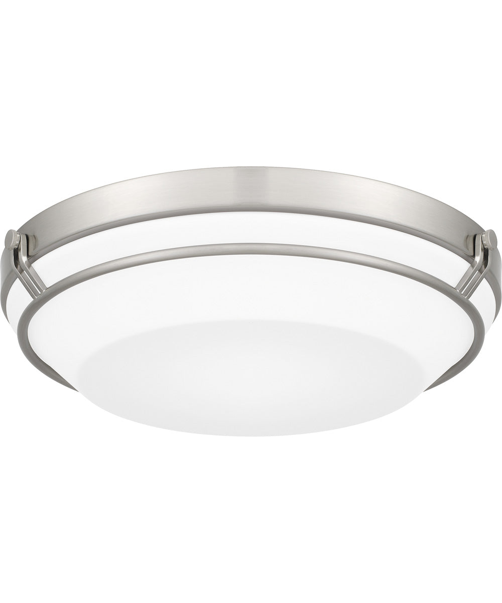 Dunbar Medium Flush Mount Brushed Nickel