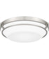 Dunbar Medium Flush Mount Brushed Nickel