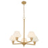 Cassini 5-light Chandelier Aged Brass