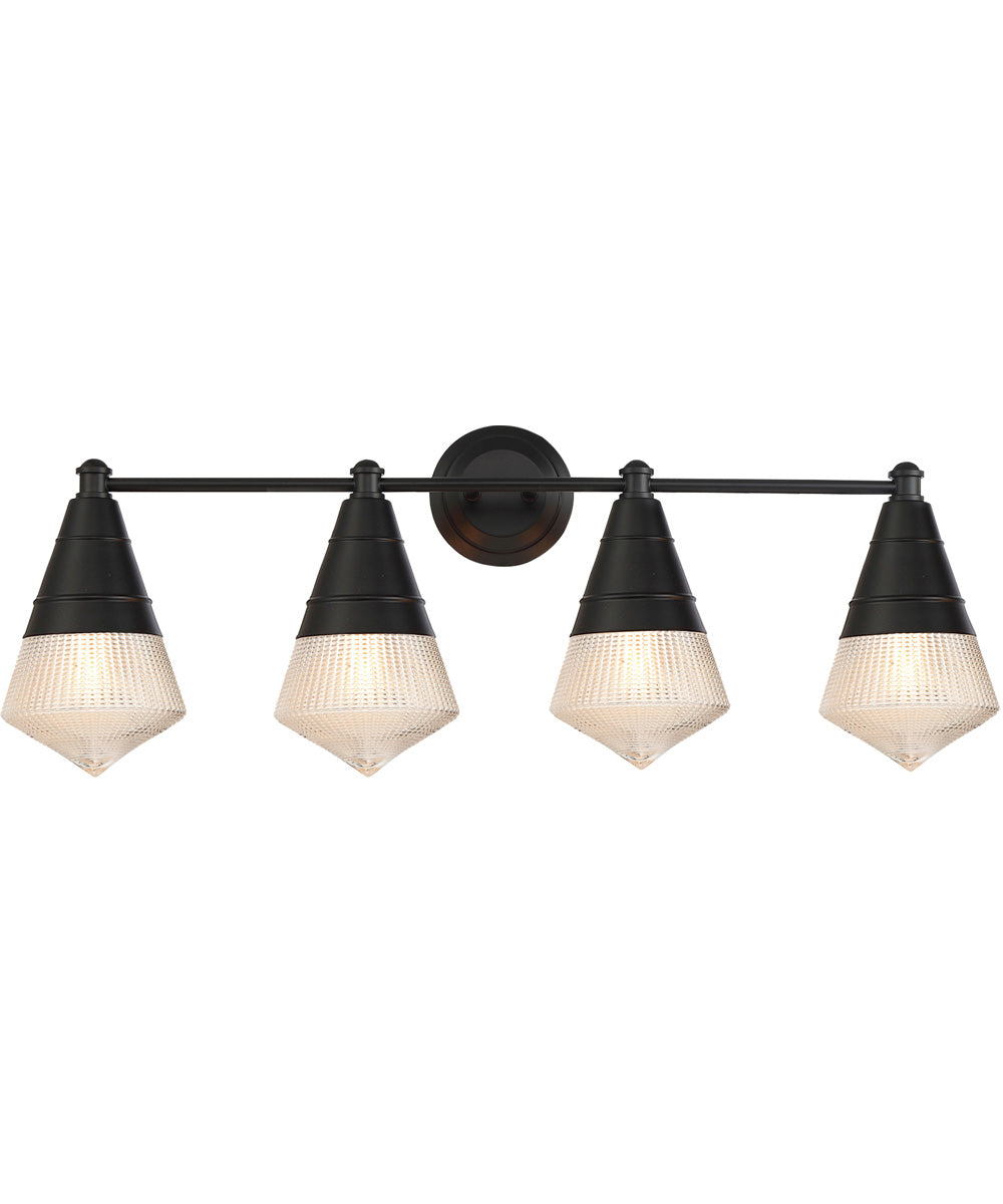 Hargreaves 4-Light Bath Vanity Black