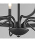 Frankie 8-Light Chandelier Black