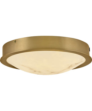 Cava LED-Light Small Flush Mount in Lacquered Brass