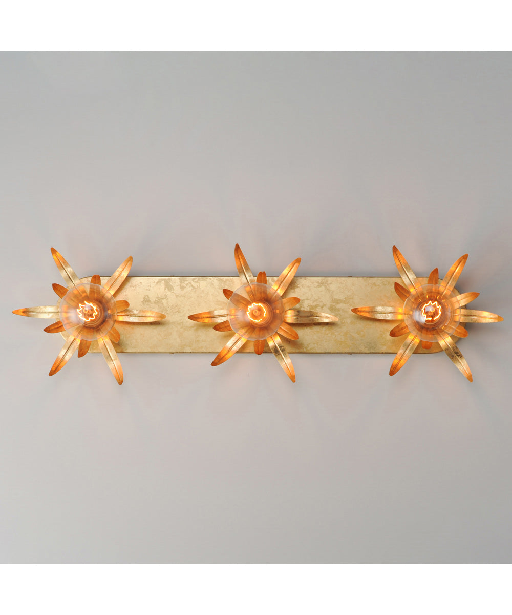 Paloma 3-Light Sconce Gold Leaf