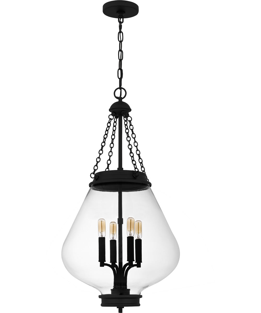 Quoizel Pendant 4-light Pendant Matte Black