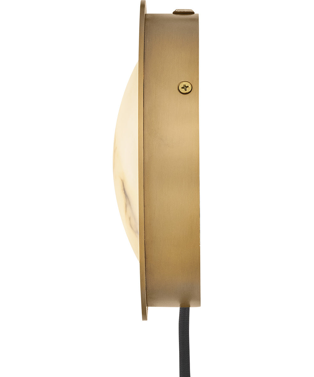 Cava LED-Light Small Sconce in Lacquered Brass