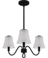 McKinney 3-light Chandelier Matte Black