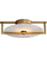 Quarry LED Wall Sconce/Flush Mount Natural Aged Brass