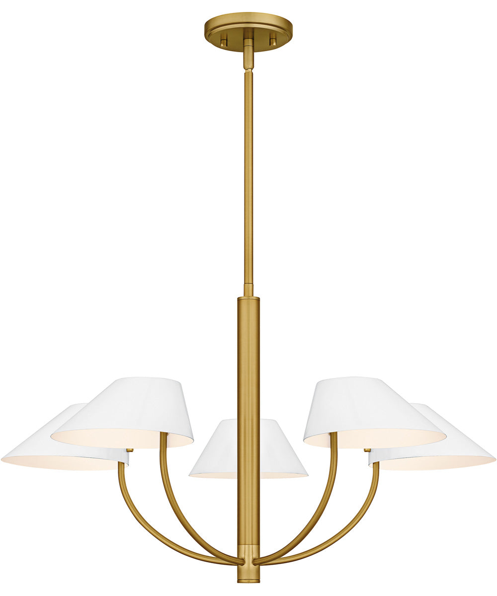 Penley 5-light Chandelier Brushed Gold