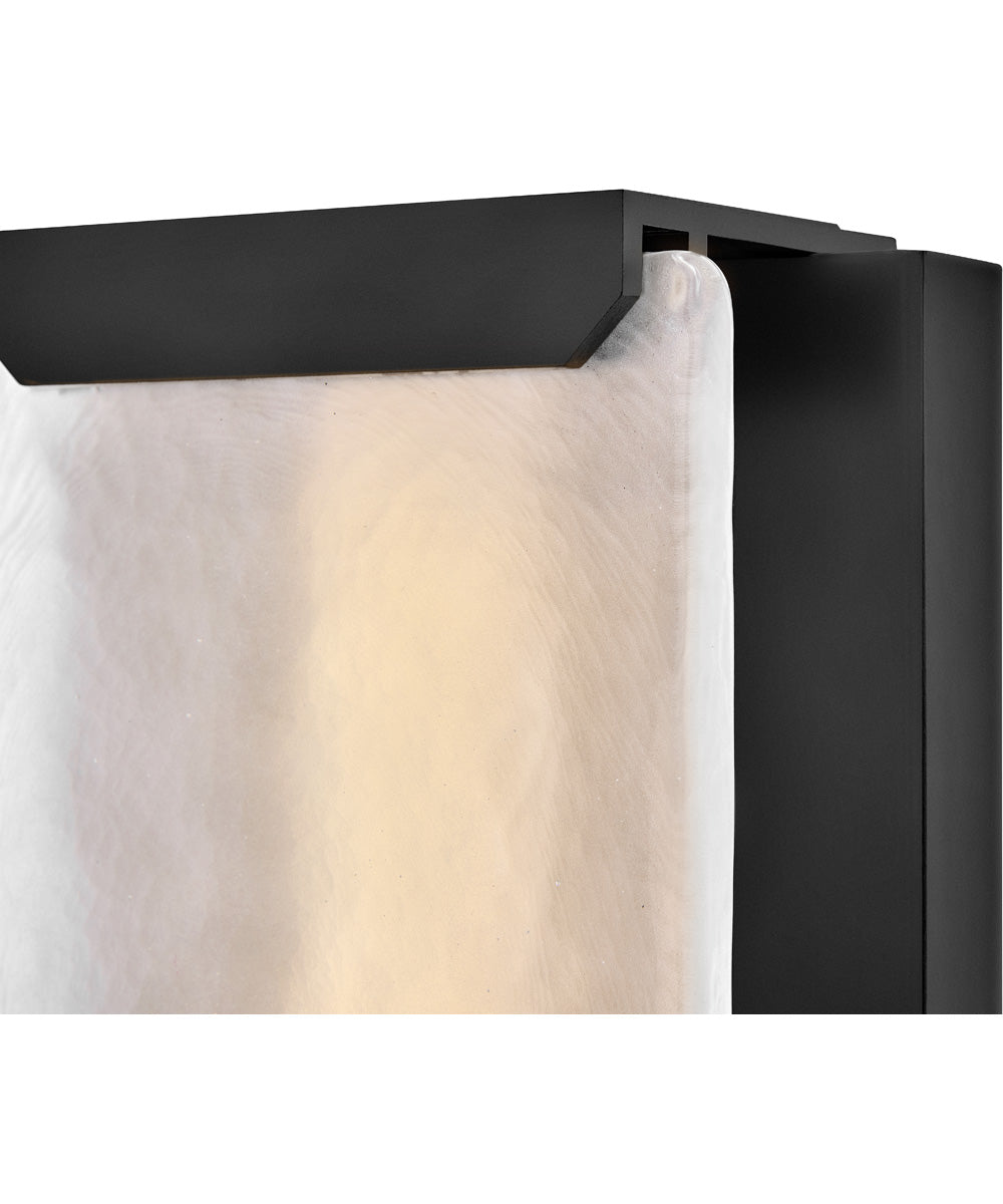 Zayde LED-Light Large Wall Mount Lantern in Black