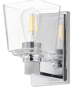 Cubos 1-Light Wall Sconce Polished Chrome