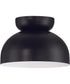 Ventura Dome 1-Light Lighting Flat Black