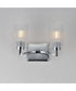 Rigata 2-Light Wall Sconce Polished Nickel